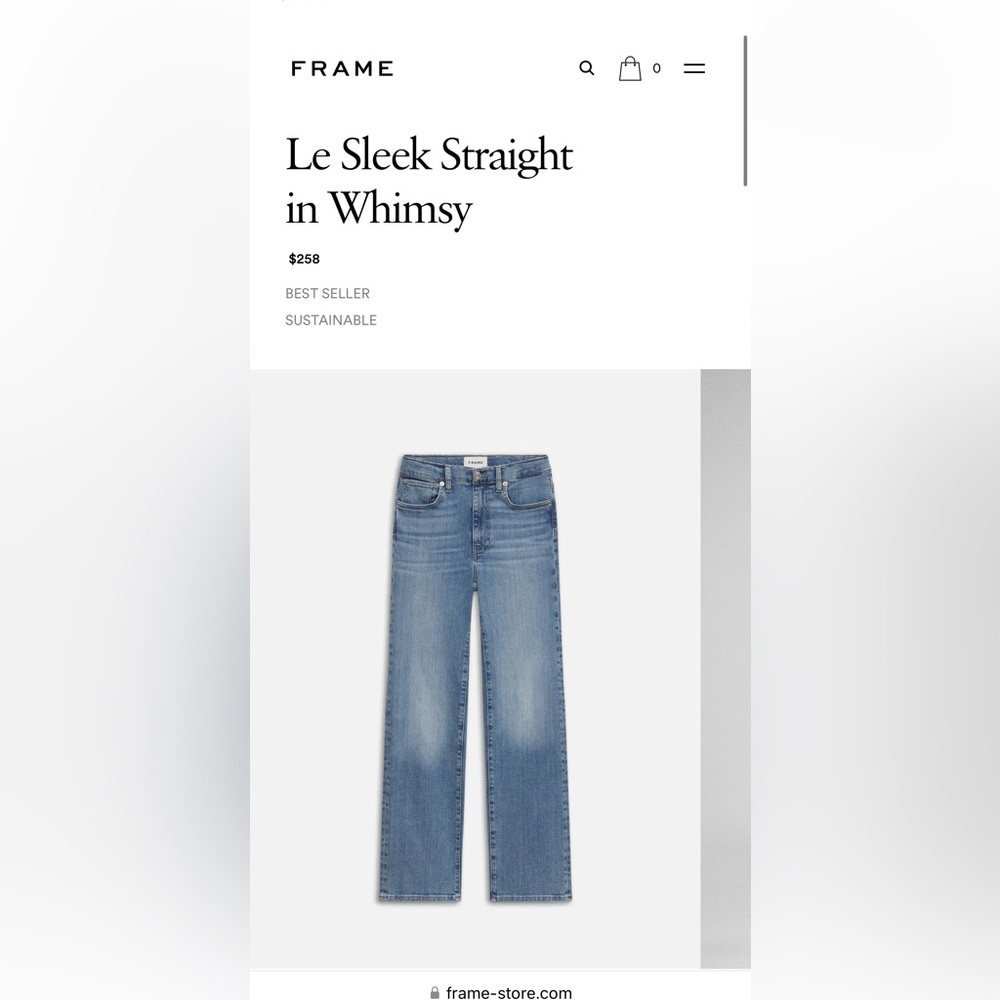Frame denim- Le Sleek Straight-28